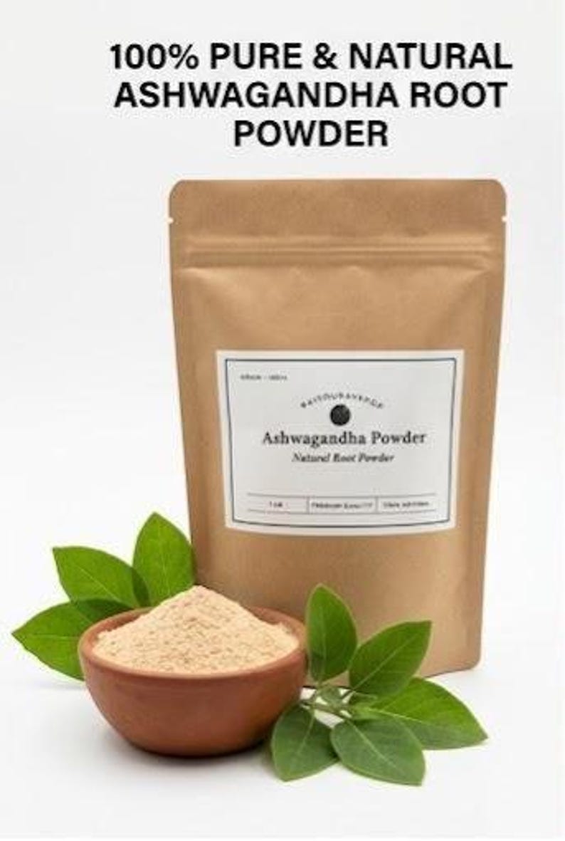 Ashwagandha Root Powder | Withania Somnifera | Fresh Herbal Blend image 3