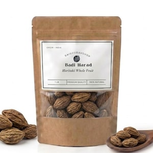 Haritaki Whole | Badi Harad Fruit | Dried Herbal Supply
