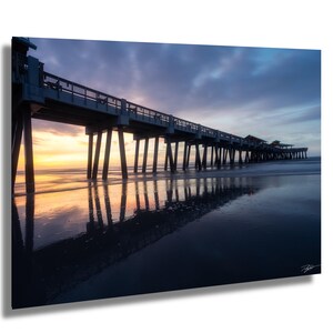Folly Beach Pier At Sunrise Print / Folly Beach Artwork / Beach Lover Gift Idea / Low Country Art / Low Country Prints / Beach House Decor