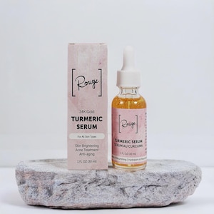 TURMERIC Serum Secret to Radiant Healthy Skin Anti ACNE Brightening by ROUGE