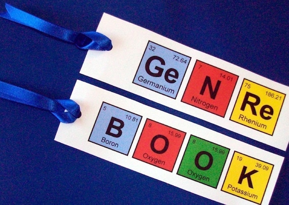 Items similar to Science Periodic Table Bookmarks - Printable PDF ...