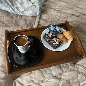 Tray,Folding Serving Tray,Bed Breakfast Tray,Serving Kids tray,Snack Tray,Study in Bed,Wood Tray,Breakfast tray,Food tray,Anniversary Gift