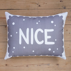 Monochrome Nice Biscuit Cushion