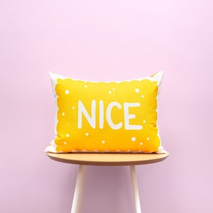 Nice Biscuit Printed Cushion / Cookie Pillow image 3
