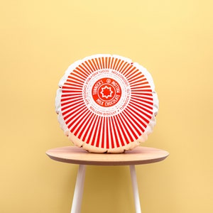 Tunnock's Teacake Printed Cushion / Biscuit Cushion Cookie Pillow image 4