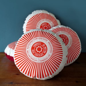 Tunnock's Teacake Printed Cushion / Biscuit Cushion Cookie Pillow image 3