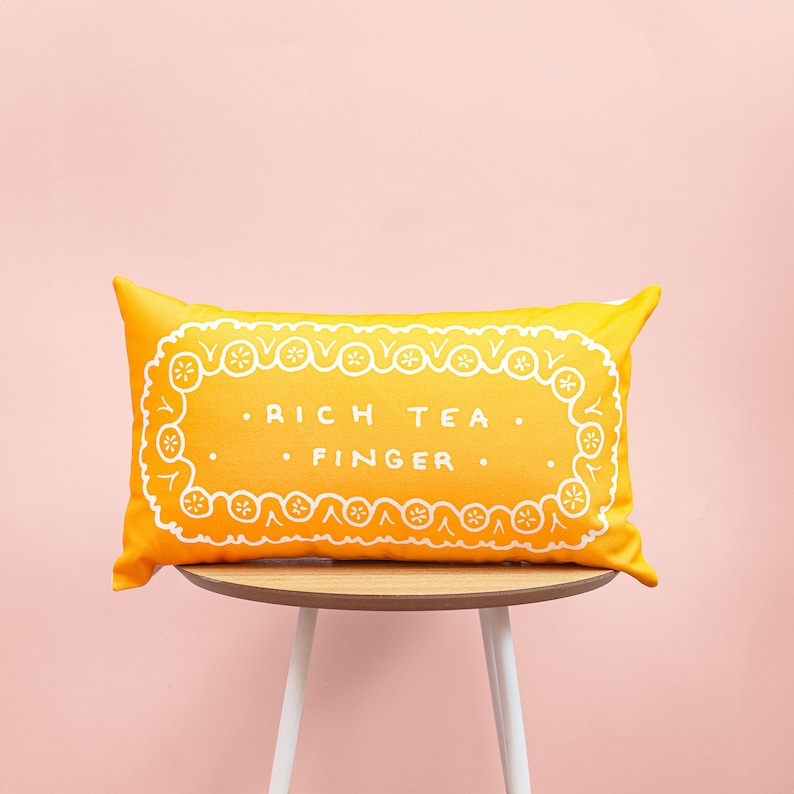 Rich Tea Finger Biscuit Cushion / Biscuit Cushion Cookie Pillow image 1