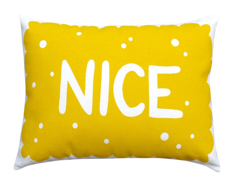 Nice Biscuit Printed Cushion / Cookie Pillow image 2