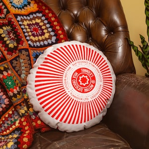 Tunnock's Teacake Printed Cushion / Biscuit Cushion Cookie Pillow image 9