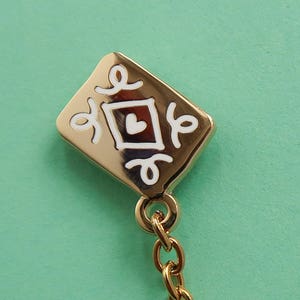 Tea Loves Kekse Kette Emaille Pin Duo Tassen Anstecker Tasse Anstecker Kette Halsband Clip Keks & Tee Pin Tee Flair Bild 8