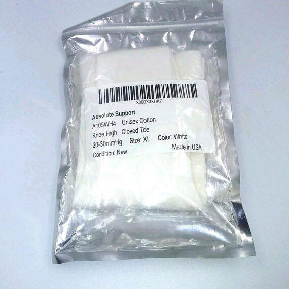 Absolute Support Knee High Compression Socks Whit… - image 2