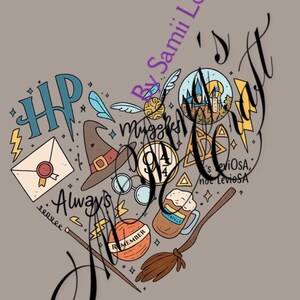 Plik PNG Harry'ego Pottera z serii Harry Potter Heart All Thing