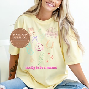 Glück haben, eine Mutter zu sein, coole Mutter, Mutter herunterladen, coole Mutter herunterladen, Mutter PNG, benutzerdefinierte Mutter herunterladen, niedlicher Download, Vintage-Stil, trend png, png