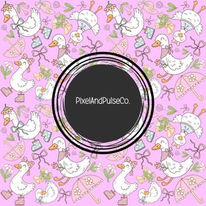 Padrão Silly Goose sem emendas, arquivo sem emendas para sublimação de tecido, design repetido, arquivo sem emendas, papel digital, padrão de superfície, papel de parede