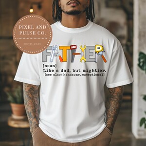 Definición de padre PNG, Día del padre PNG, archivo para sublimación, Herramienta divertida para papá PNG, Diseño de camiseta para el Día del Padre, Papá DIY PNG, Papá práctico PNG