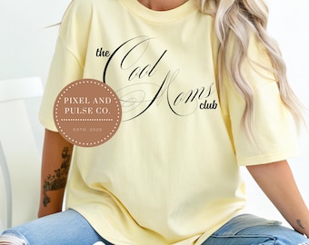 Cool Mom Club PNG, Sublimation Design (Digital Download)