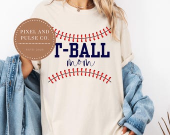 Tball Mom PNG: Baseball Game Design (Digital File)