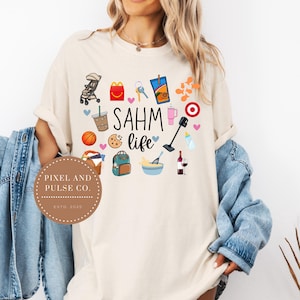 SAHM Life PNG: Mom Sublimation File (Digital Download)