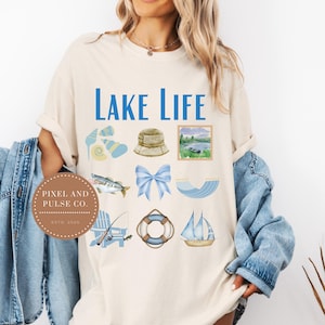 Lake Life PNG: Summer Beach, Fishing & Camping (Digital File)