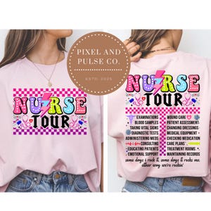 Nurse Tour PNG, Some Days I Rock It Nurse, Nurse Life, Some Days I Rock It, Funny Nurse Shirts, Plik do sublimacji, nurse tour, trendy