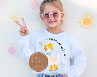 Ganso tonto PNG: Ganso con botas, diseño infantil (archivo digital)