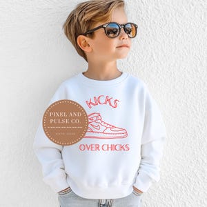 Kicks Over Chicks PNG: Boy Shoes Graphic (Digital Download)