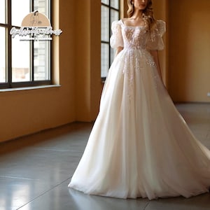 Glitter Wedding Dress | Sequin Bridal Gown | Women Pretty Dress | Tulle Bridesmaid Outfit