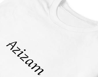 Camiseta de algodão unissex de manga curta Azizam Persian