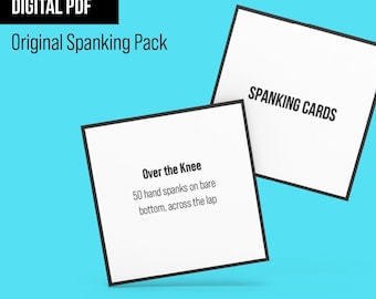 DIGITAL: Tarjetas de castigo con azotes ORIGINALES - 25 castigos con azotes, juego de cartas de impacto pervertido
