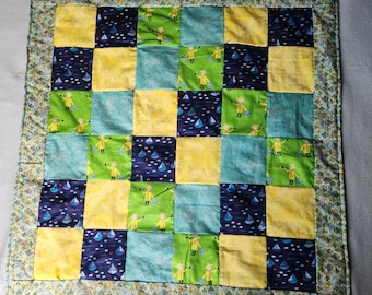 Ocean Theme Light Weight Stroller, Carseat, Naptime Quilt