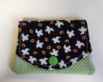 Halloween Ghosts Small Coin Purse with Pocket
