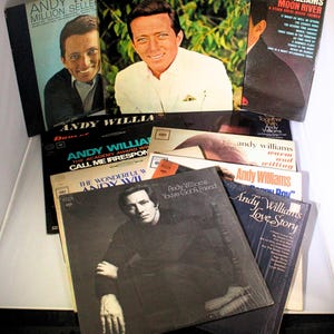 Andy Williams Vinyl LP Lot of 11 | Classic Easy Listening & Pop Albums | Vintage Records