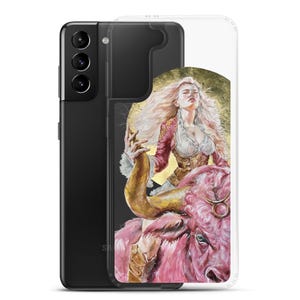 Zodiac Taurus Woman Warrior Clear Case for Samsung® Personalised Gift for Her