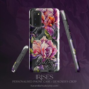 Irises Art Personalised Tough case for Samsung® Customised Woman Gift for Her
