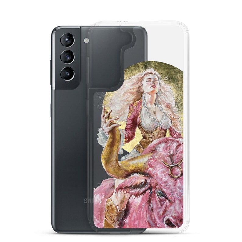 Zodiac Taurus Woman Warrior Clear Case for Samsung® Personalised Gift for Her