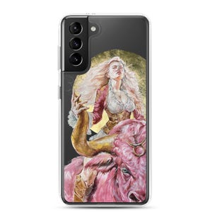 Zodiac Taurus Woman Warrior Clear Case for Samsung® Personalised Gift for Her