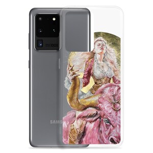 Zodiac Taurus Woman Warrior Clear Case for Samsung® Personalised Gift for Her