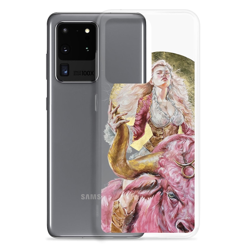Zodiac Taurus Woman Warrior Clear Case for Samsung® Personalised Gift for Her