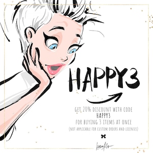 KaramfilaS HAPPY3 Compre 3 itens e ganhe 20% de desconto. Não é necessário comprar!