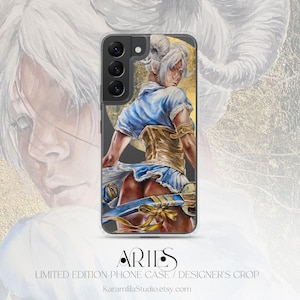 Personalised Woman Warrior Clear Case for Samsung® Zodiac Aries Gift for Her