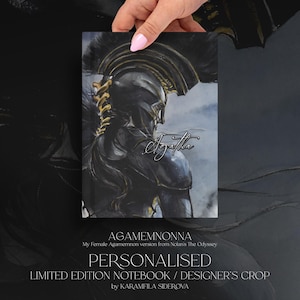 Personalised Planner Custom Woman Warrior Notebook Hardcover Journal