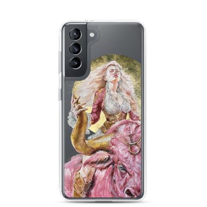 Zodiac Taurus Woman Warrior Clear Case for Samsung® Personalised Gift for Her