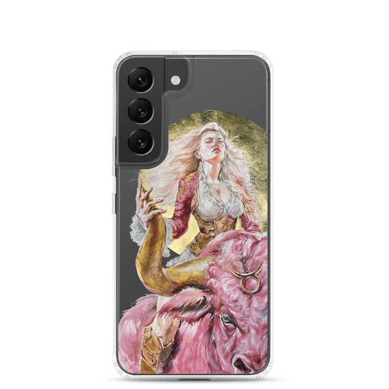 Zodiac Taurus Woman Warrior Clear Case for Samsung® Personalised Gift for Her
