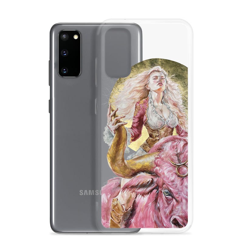 Zodiac Taurus Woman Warrior Clear Case for Samsung® Personalised Gift for Her