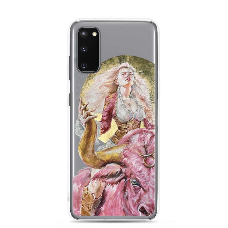 Zodiac Taurus Woman Warrior Clear Case for Samsung® Personalised Gift for Her