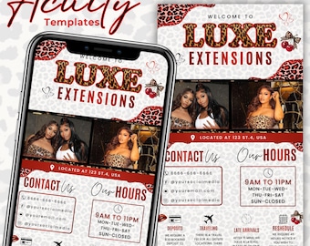 Modello di pianificazione Cheetah Print Acuity per parrucchieri, tecnici delle ciglia e MUA, sito Web di pianificazione per parrucchieri, sito di prenotazione fai-da-te Canva