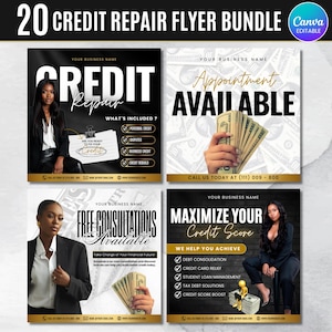 Credit Repair Instagram Post,Credit Repair Social Media Template,Credit Repair Template,Diy Credit Repair,Credit Repair Flyer,Canva Template