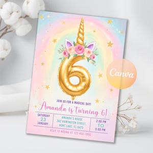 Editable Unicorn 4th Birthday Invitation Four Ever Magical Party Invite Pastel Fourth Birthday Template, four ever magical
Instant Download,Invitation Template,Boy Birthday,Birthday Invitation,Party Invitation,Unicorn 4th Birthday,4th Birthday Invite,Four Ever Magical,Unicorn Birthday,Unicorn Invite,four ever invite,four ever unicorn,four ever invitation
Unicorn Birthday Invitation, Rainbow Party Magical Party Invitation, Rainbow Unicorn Birthday Party, Sparkle Invitation Editable Canva