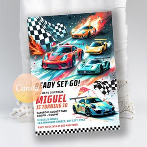 invitation template,racing car invite,race car birthday,printable invitation,editable invitation,racing birthday,boy 2nd birthday,two fast two curious,red race car invite,boy birthday invite,car party invite,dynamic invitation,go kart invitation