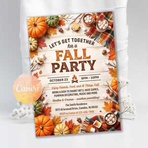 Fall Festival Invitation Template Editable Fall Party Invite for Family Pumpkin Invite Digital Autumn Party Invite Friend Fall Block Party
fall festival invite,fall party invite,family party invite,pumpkin festival,autumn party invite,fall harvest party,Pumpkin party invite,Harvest Party,Friendsgiving invite,flannel invitation,flannel theme party,block party invite,food party invite
Autumn Birthday,Birthday Invitation,Birthday Invite,Fall Party,Fall Floral Party,Floral Invitation,Autumn Party